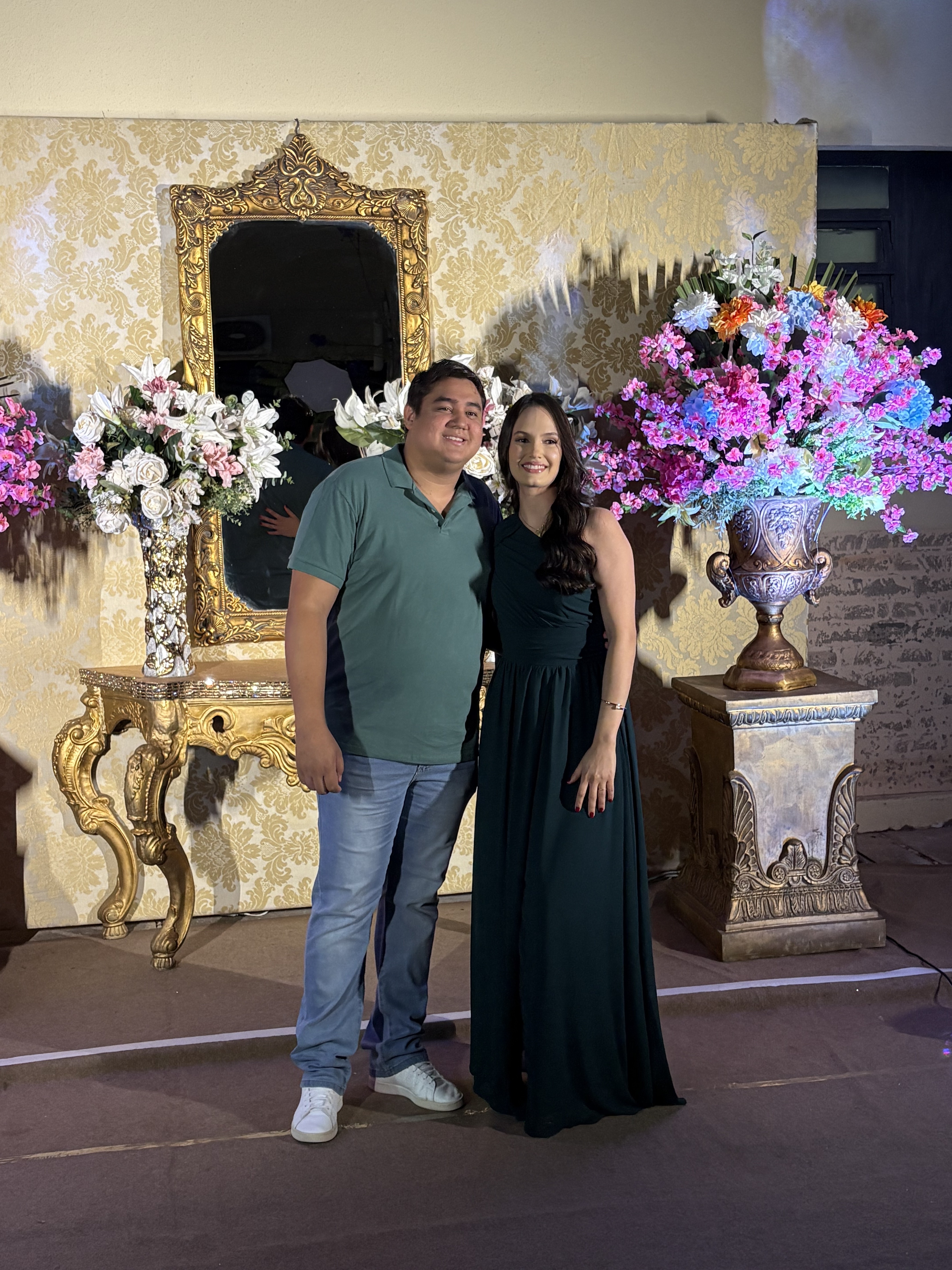 Foto do casal - Formatura Érika Enfermagem UFPI