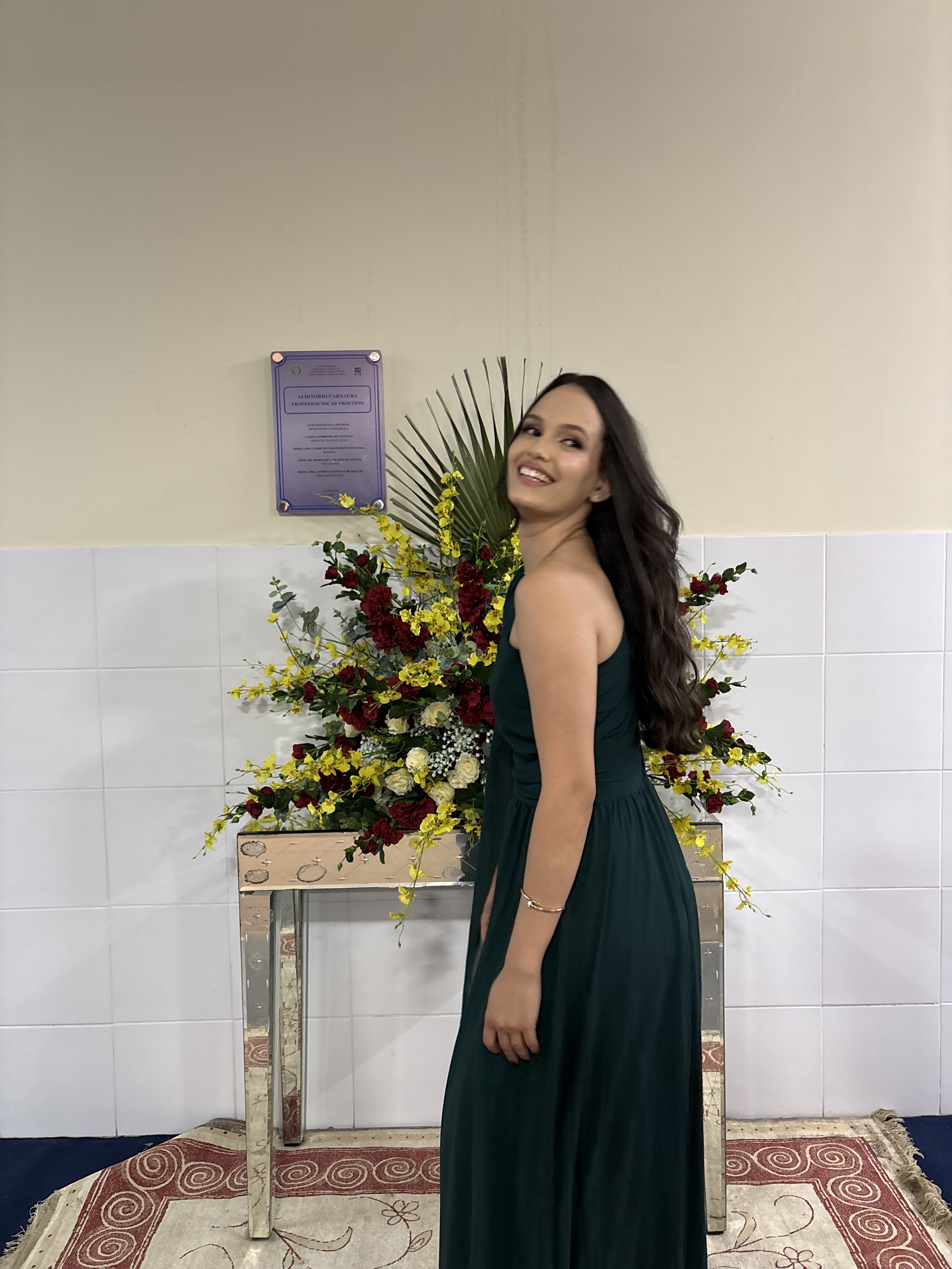 Foto do casal - Formatura Érika Enfermagem UFPI